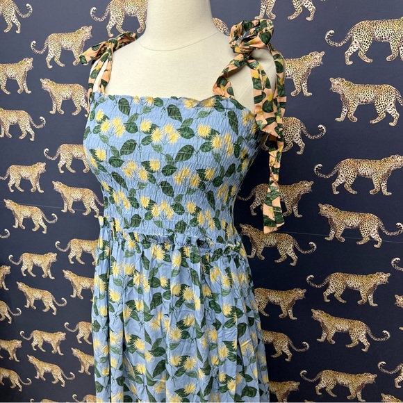 Palmacea Smocked Maxi - Picture 3 of 4